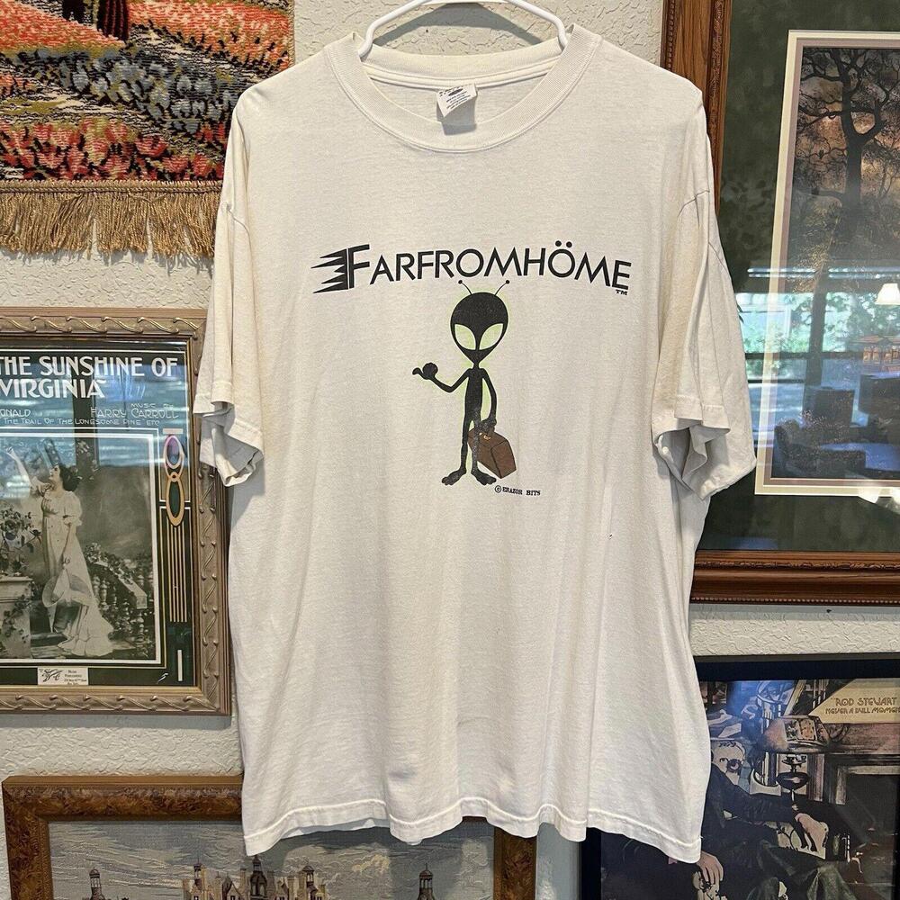 Vintage 90’s Far From Home Glow In The Dark Alien‎ Movie Promo Size XL